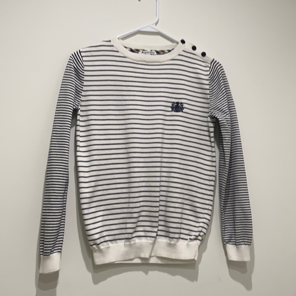 Aquascutum Cotton Stripe Sweater